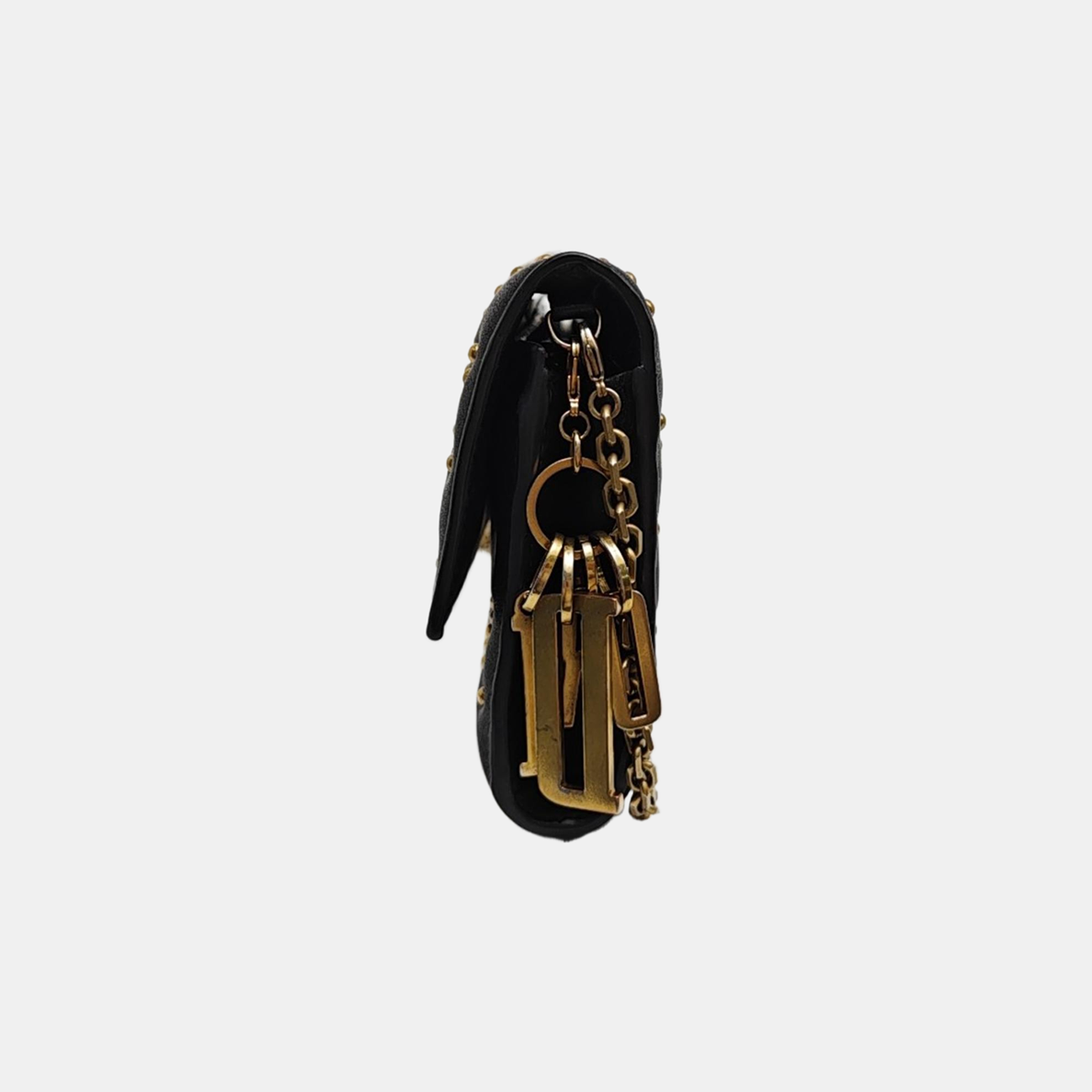 Lambskin Shoulder Bag Black