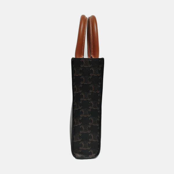 CABAS CELINE Mini Coated Canvas Brown