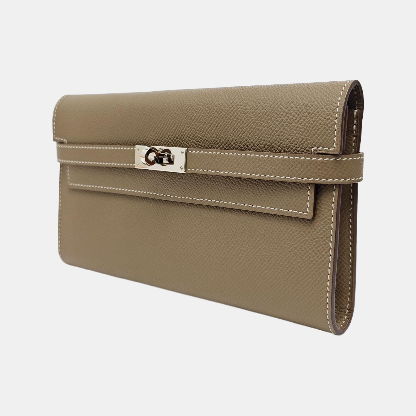 Kelly 20 Epsom Gray Wallet