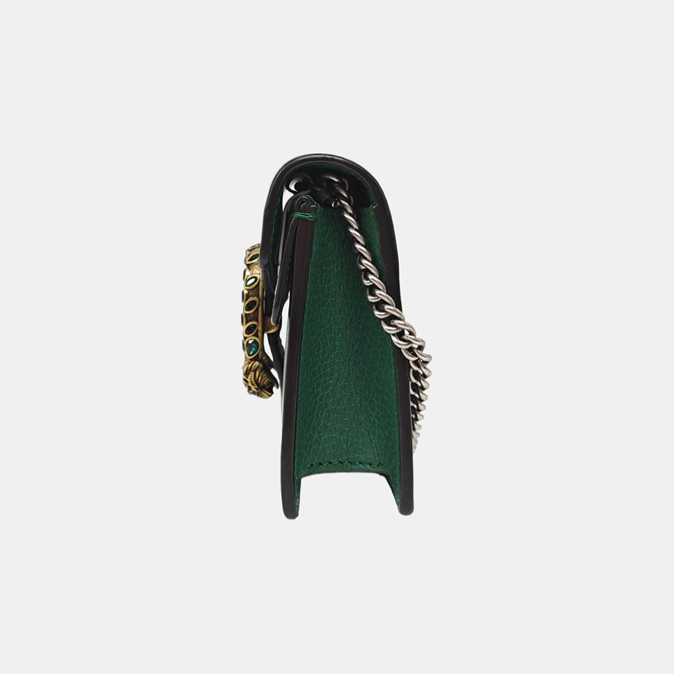 Dionysus Super Mini Calfskin Green