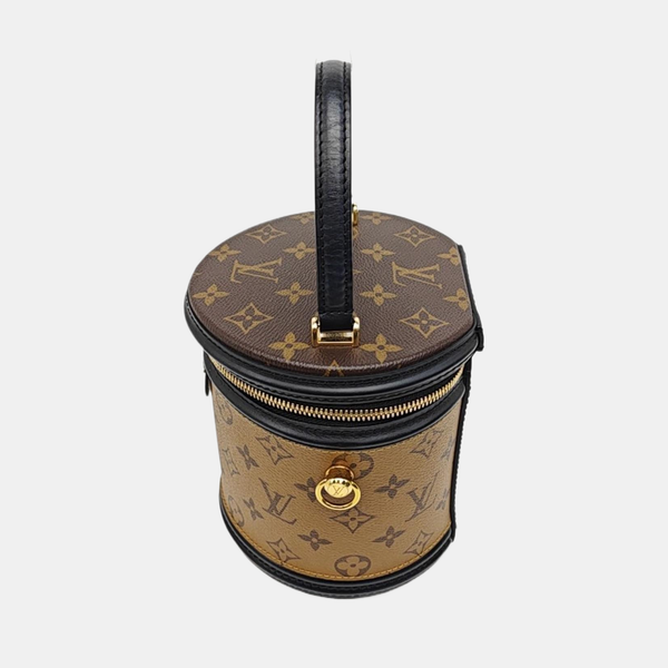 CANNES PM Monogram Coated Canvas Brown