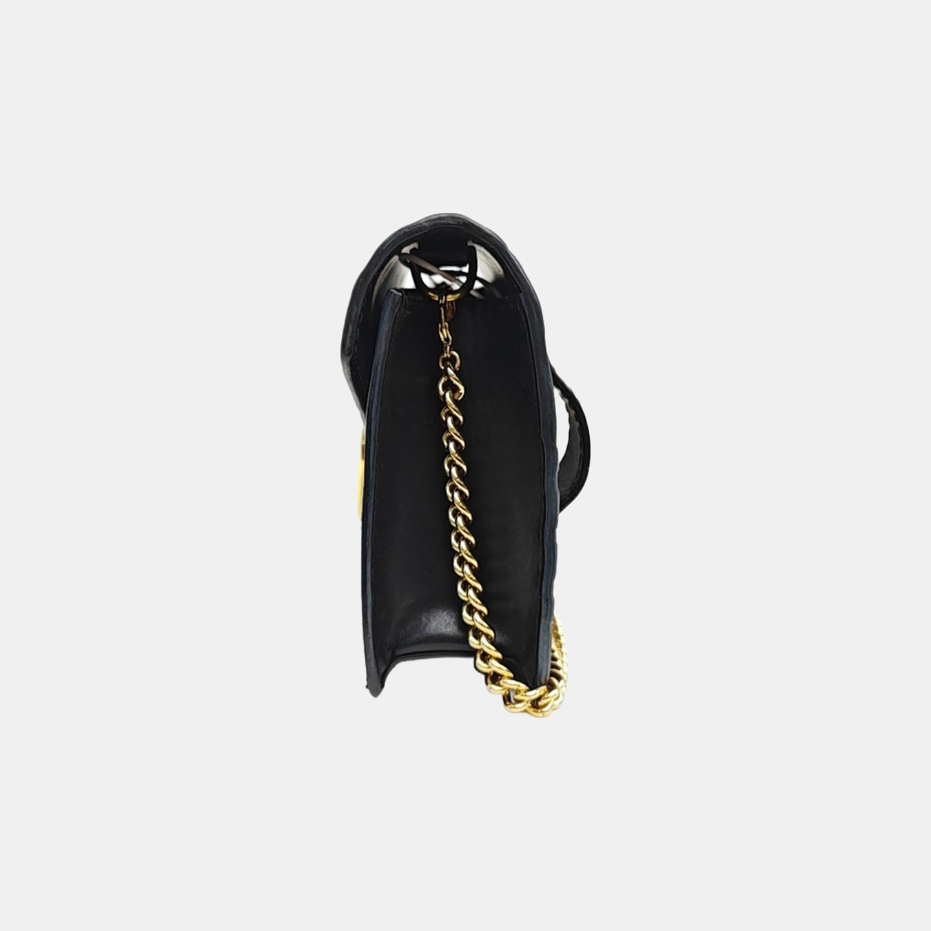 Double Micro Calfskin Black