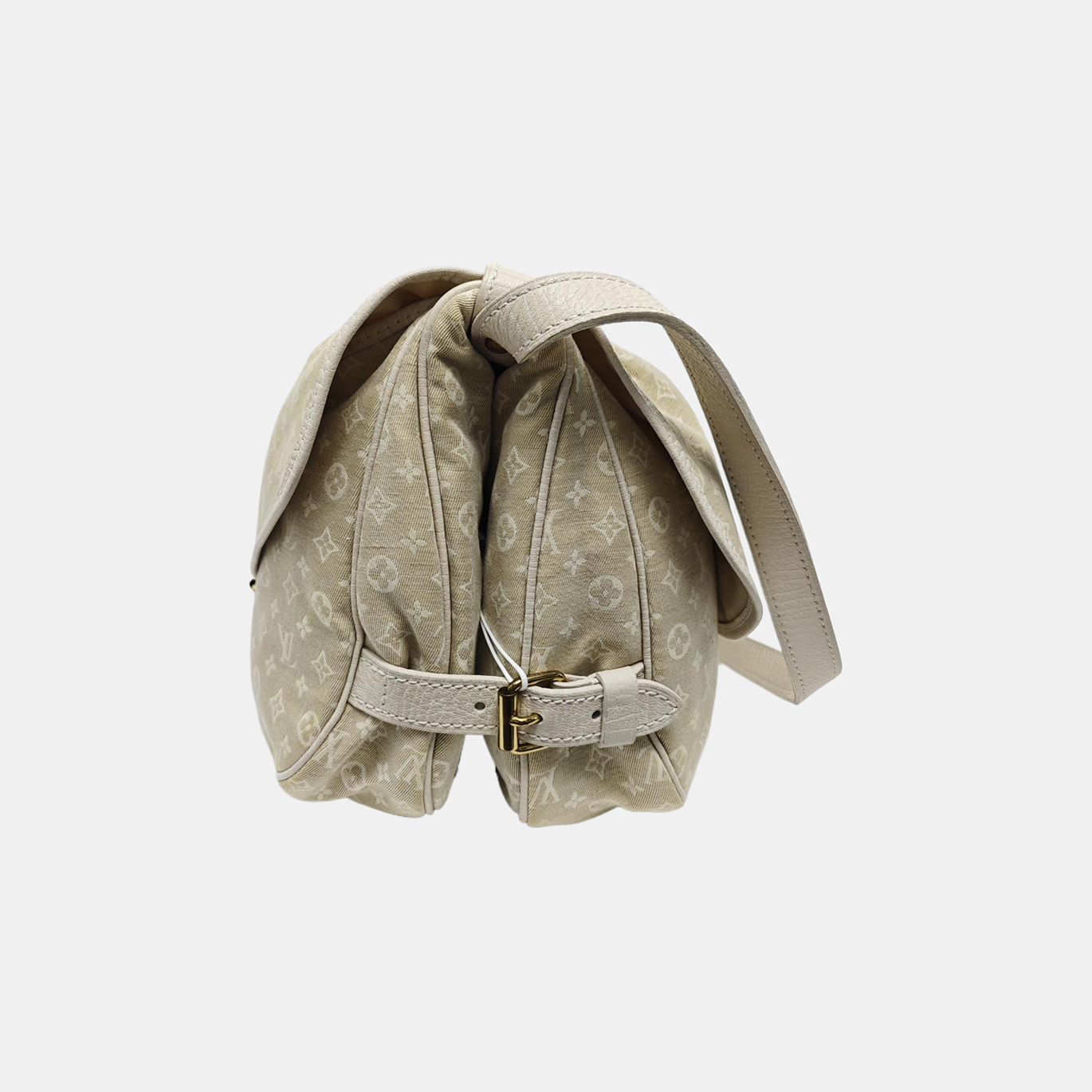 SAUMUR 28 Monogram Canvas Beige