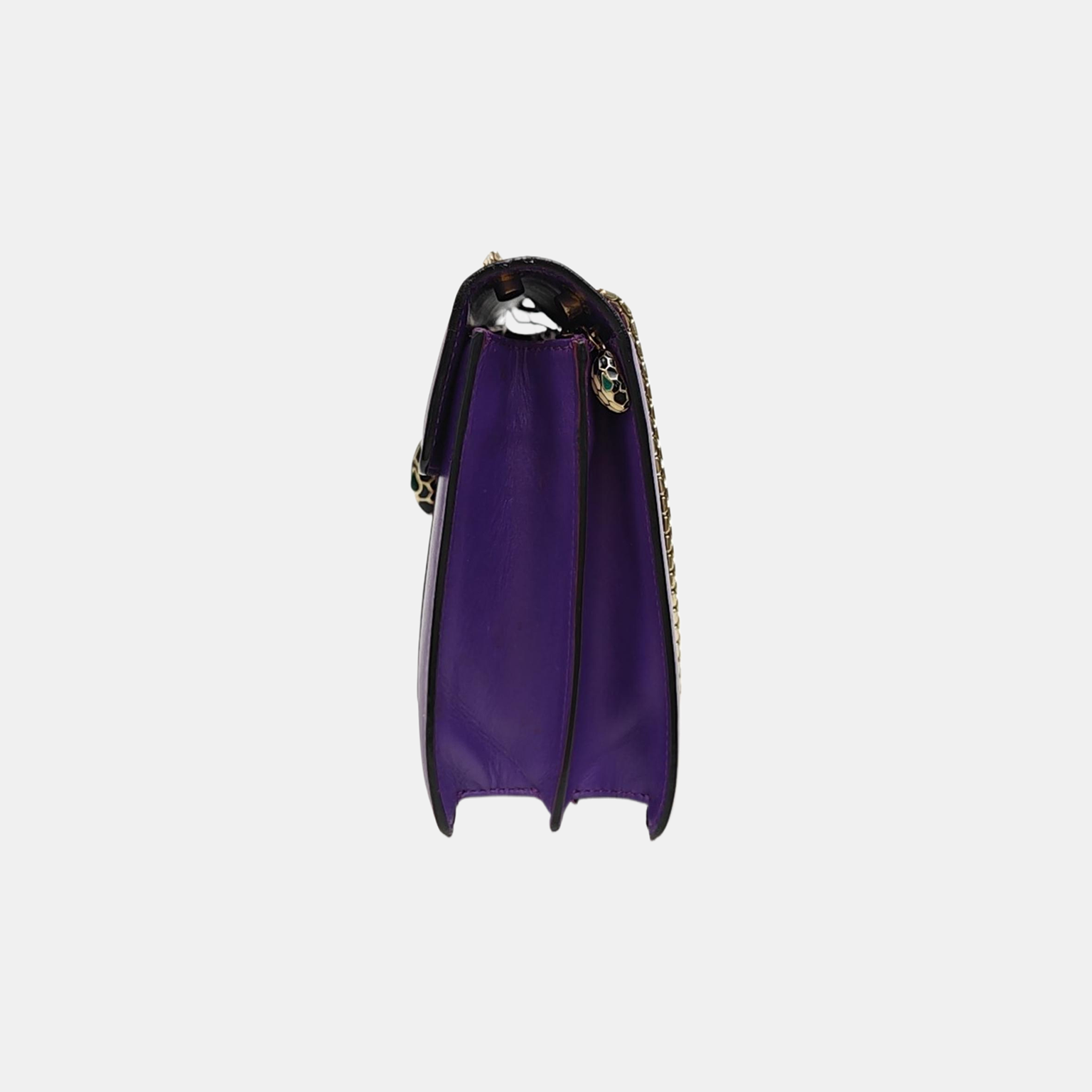 SERPENTI FOREVER Medium Calfskin Purple