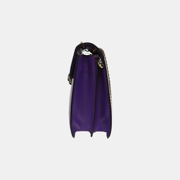 SERPENTI FOREVER Medium Calfskin Purple