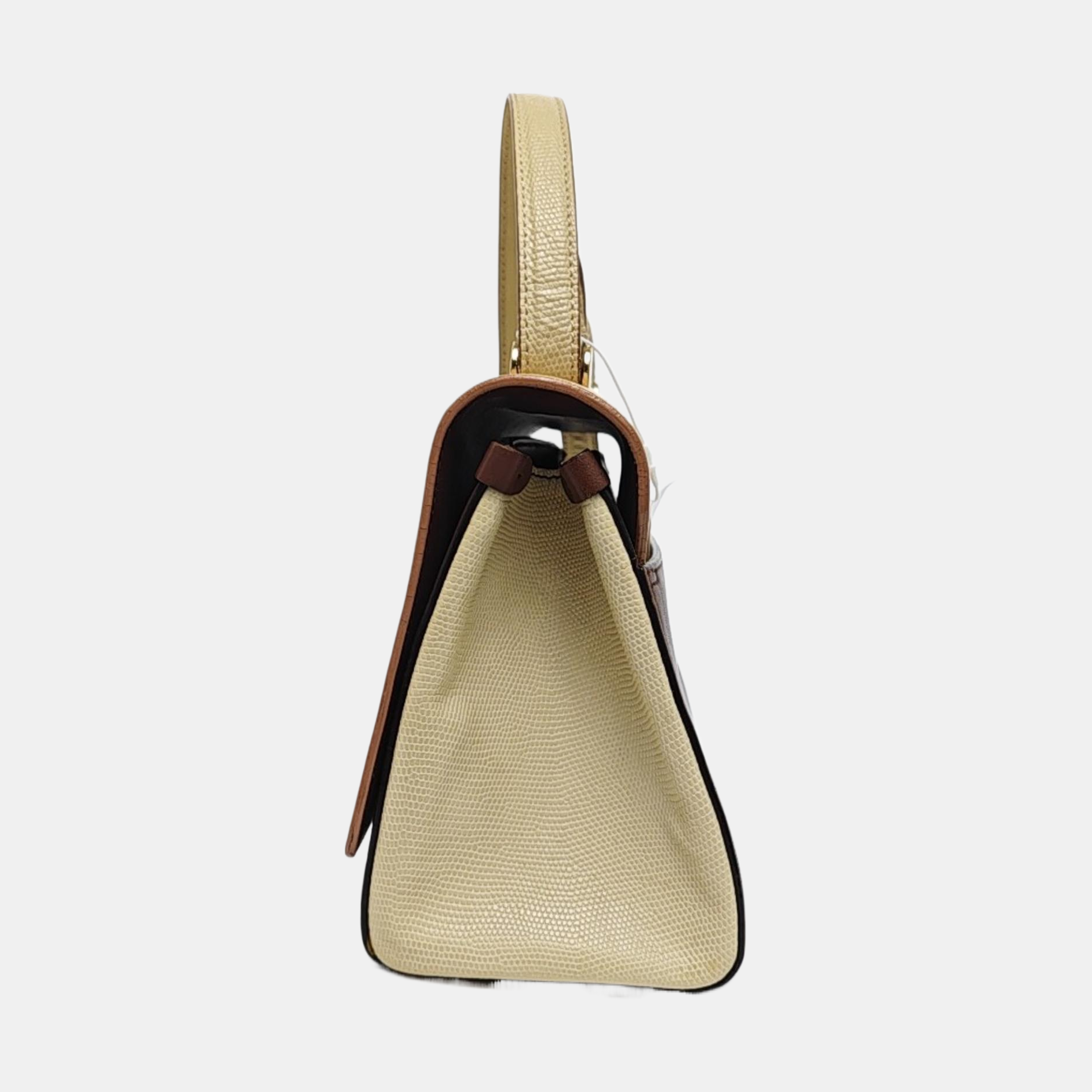 Calfskin Shoulder Bag Beige