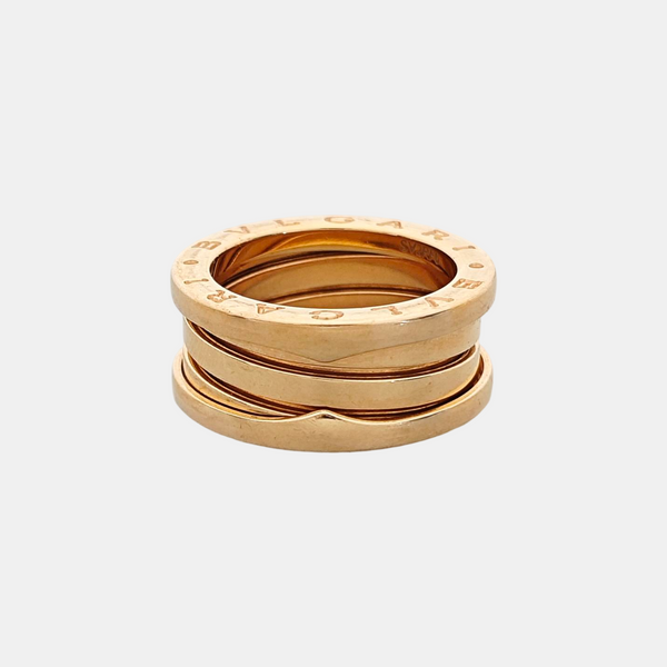 B.ZERO1 18k Rose Gold Ring EU 51