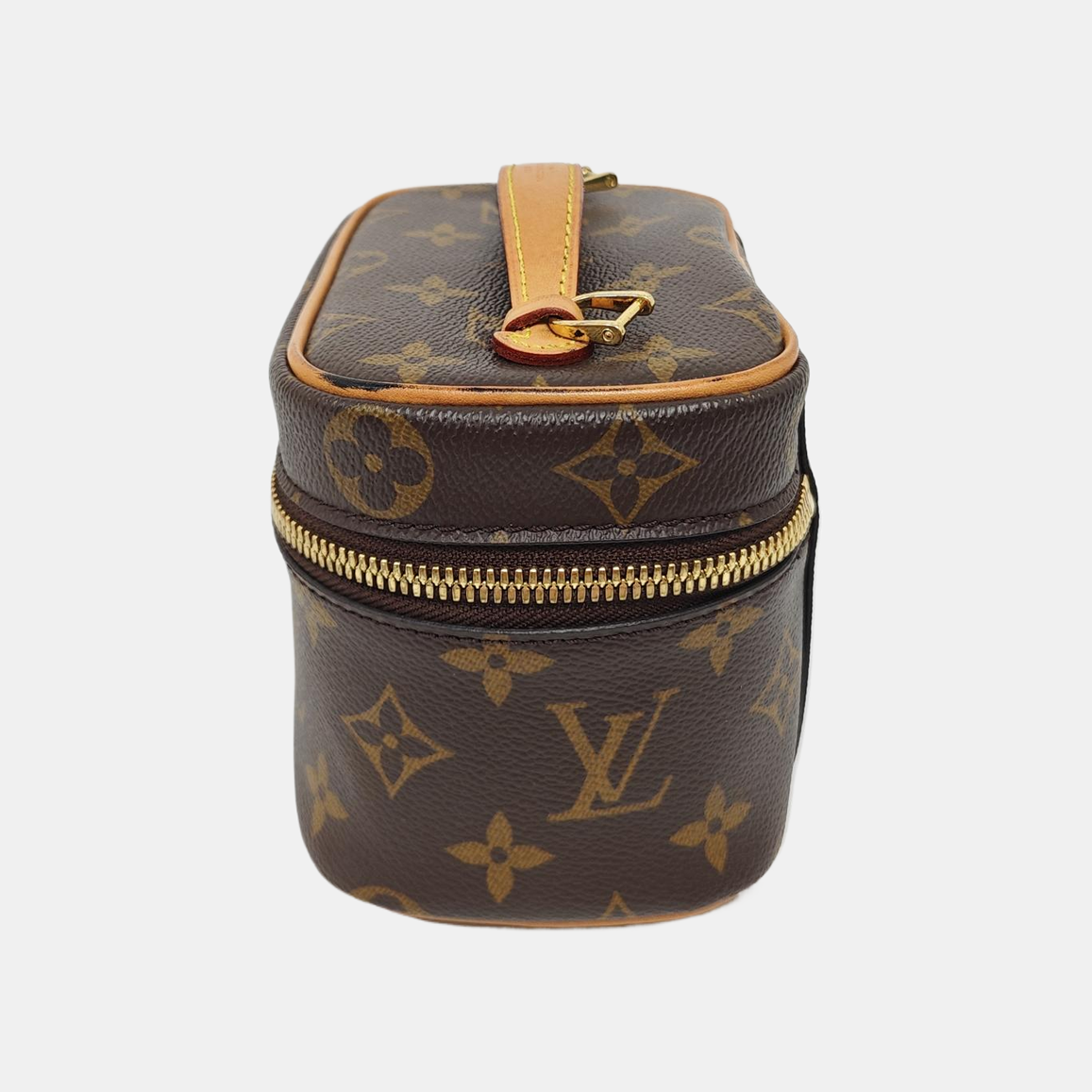NICE Super Mini Monogram Coated Canvas Brown