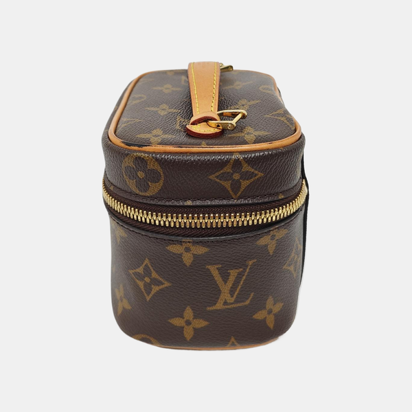 NICE Super Mini Monogram Coated Canvas Brown