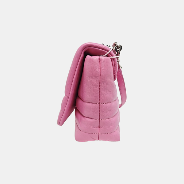 Lola Mini Quilted Lambskin Pink