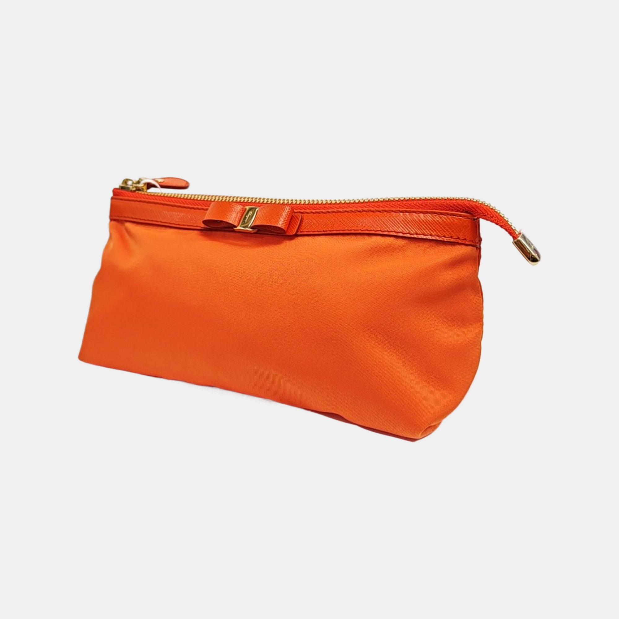 Nylon Clutch Orange