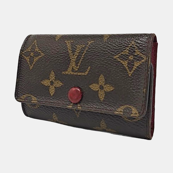 Monogram Coated Canvas Brown Key Pouch