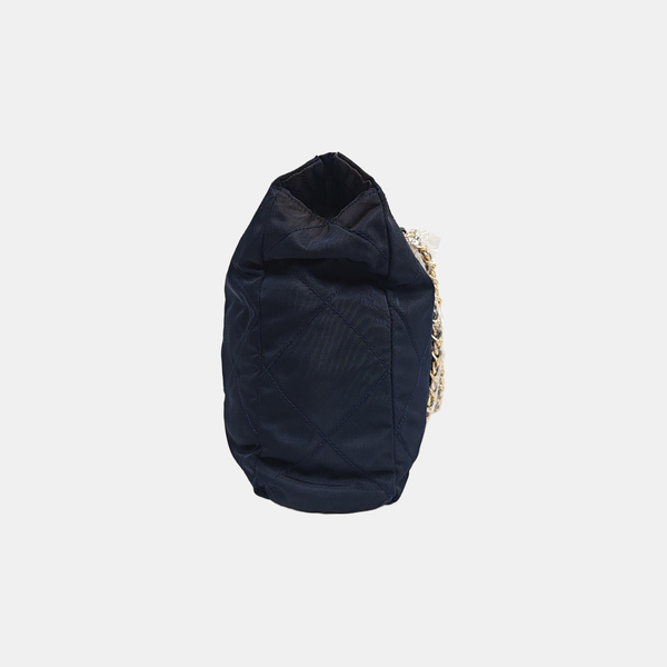 Re-Edition 1995 Chaîne Quilted Nylon Blue