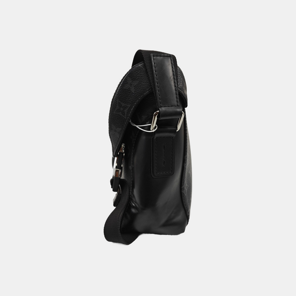 VOYAGER PM Lona Monogram Revestida Negra