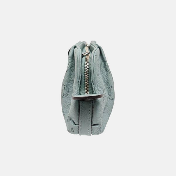 SCALA Mini Monogram Calfskin Blue