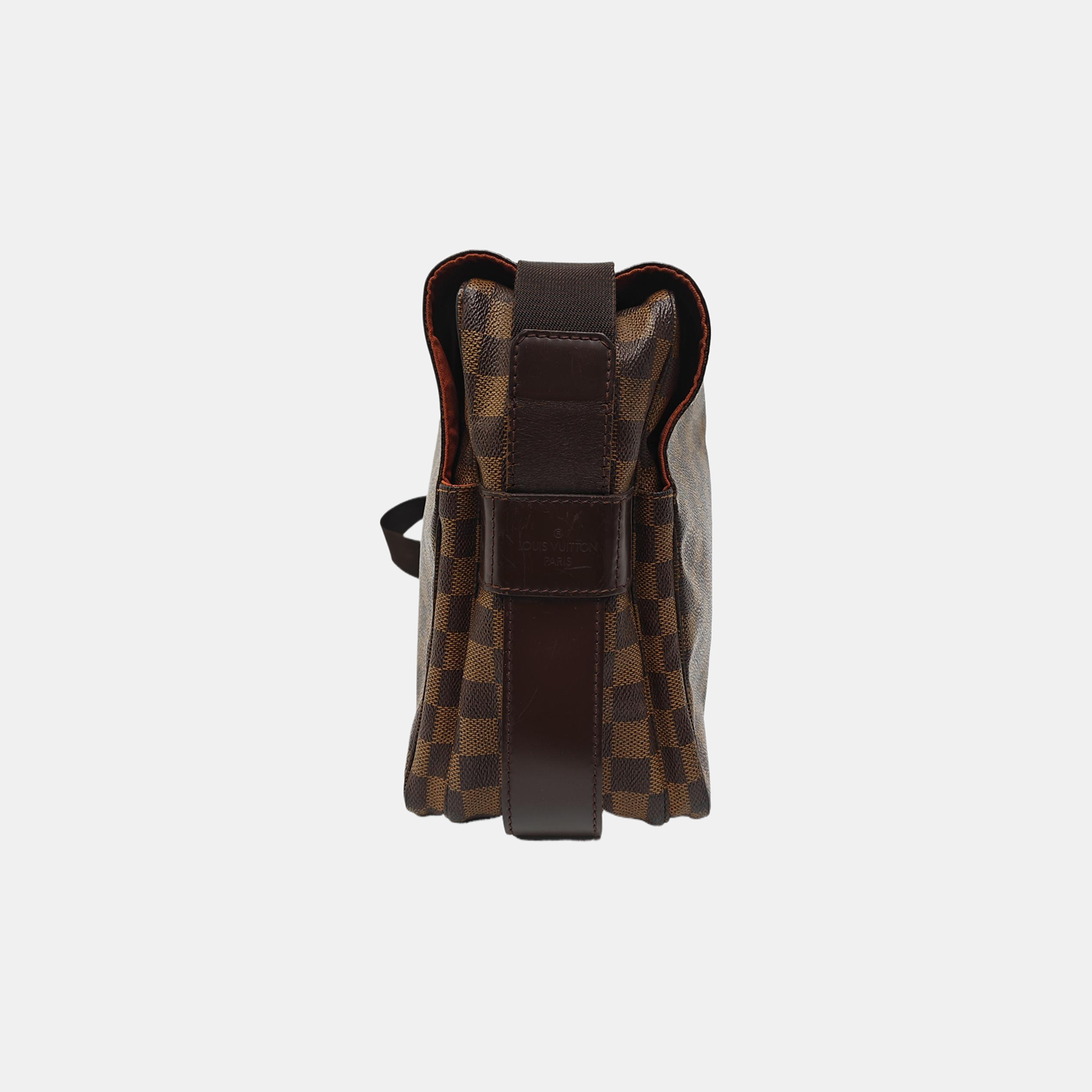 DISTRICT MM Damier Ebene Coated Canvas Brown