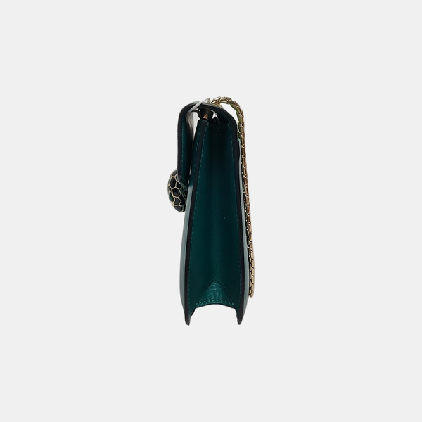 SERPENTI FOREVER Small Stingray Leather Green