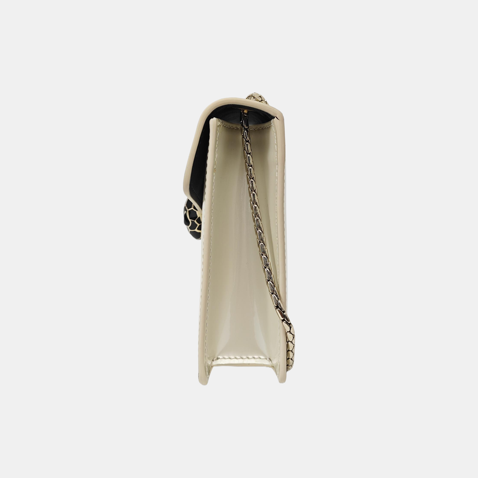SERPENTI FOREVER Small Patent Leather White