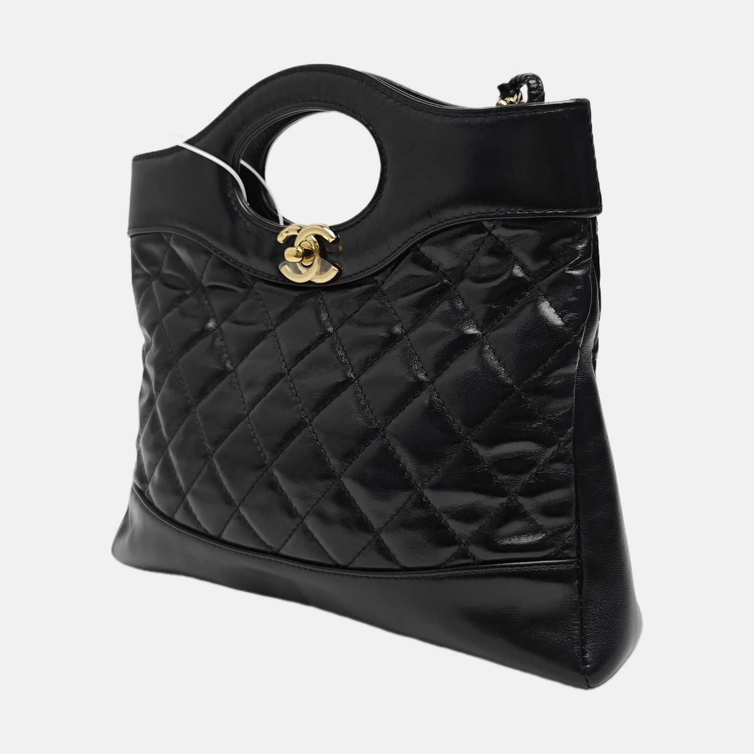 CHANEL 31 Mini Quilted Calfskin Black