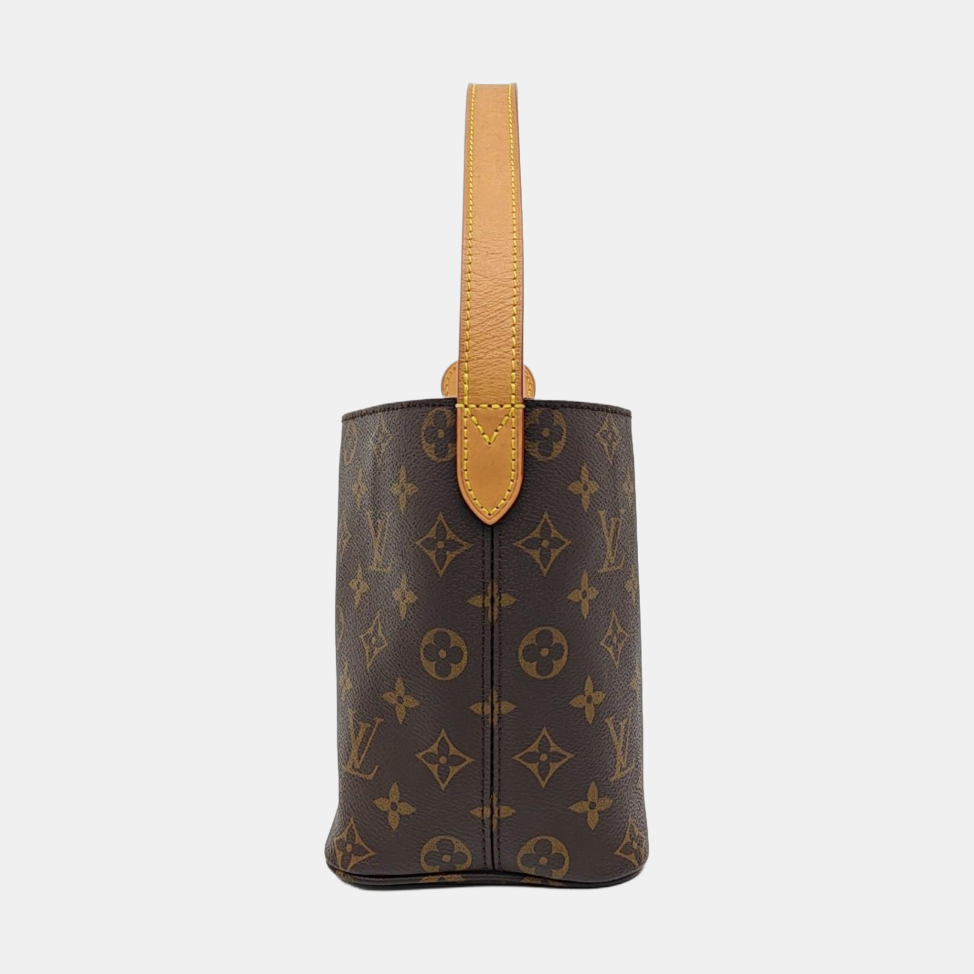ALL IN Monogram Coated Canvas Brown