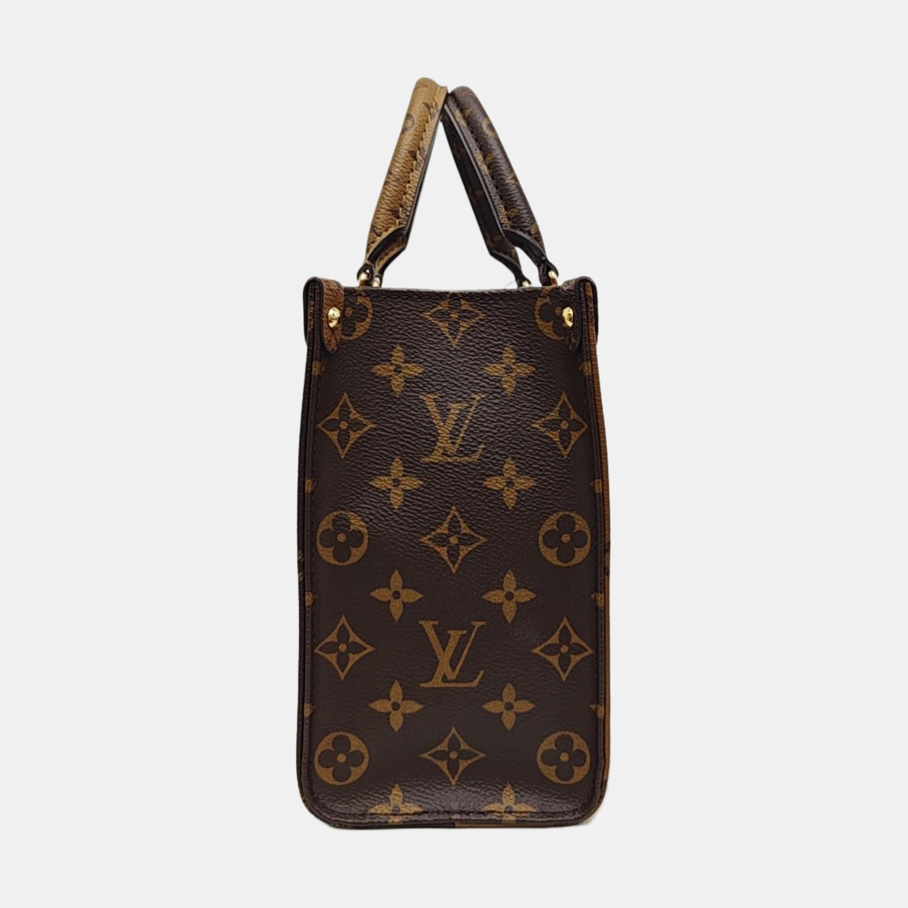 ONTHEGO PM Monogram Coated Canvas Brown