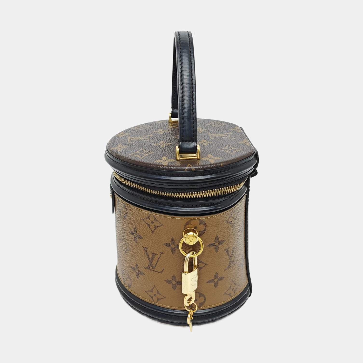 CANNES PM Monogram Coated Canvas Brown