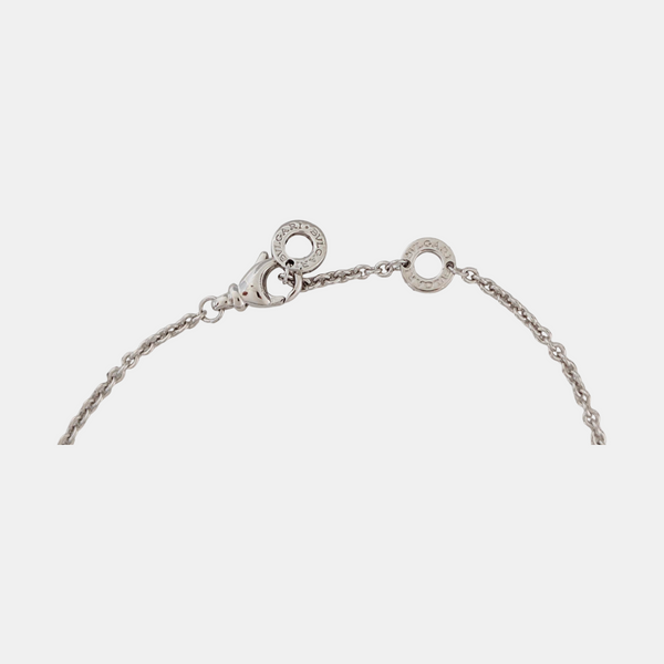 B.ZERO1 18k White Gold Silver Bracelet