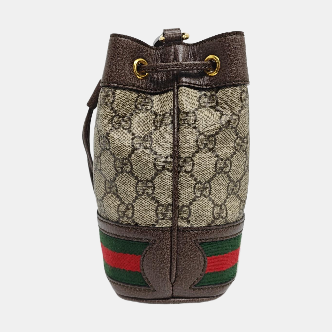 Ophidia Mini Monogram Coated Canvas Beige