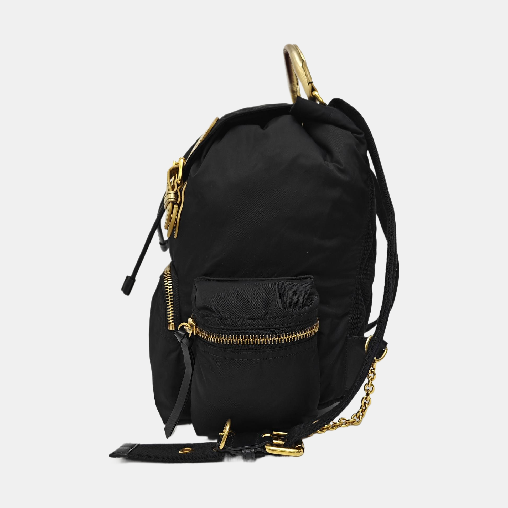 The Rucksack Medium Nylon Black