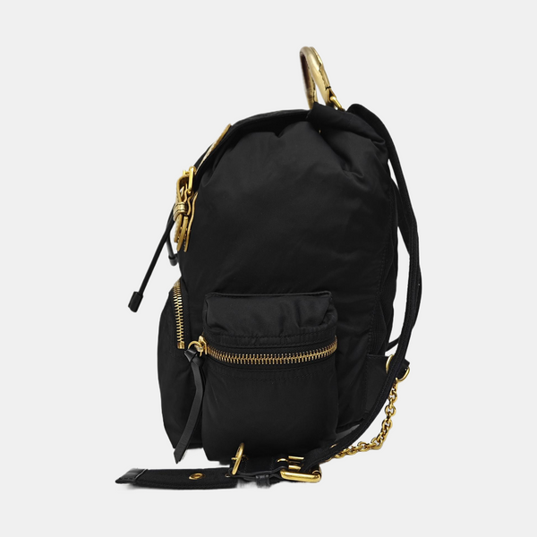 The Rucksack Medium Nylon Black