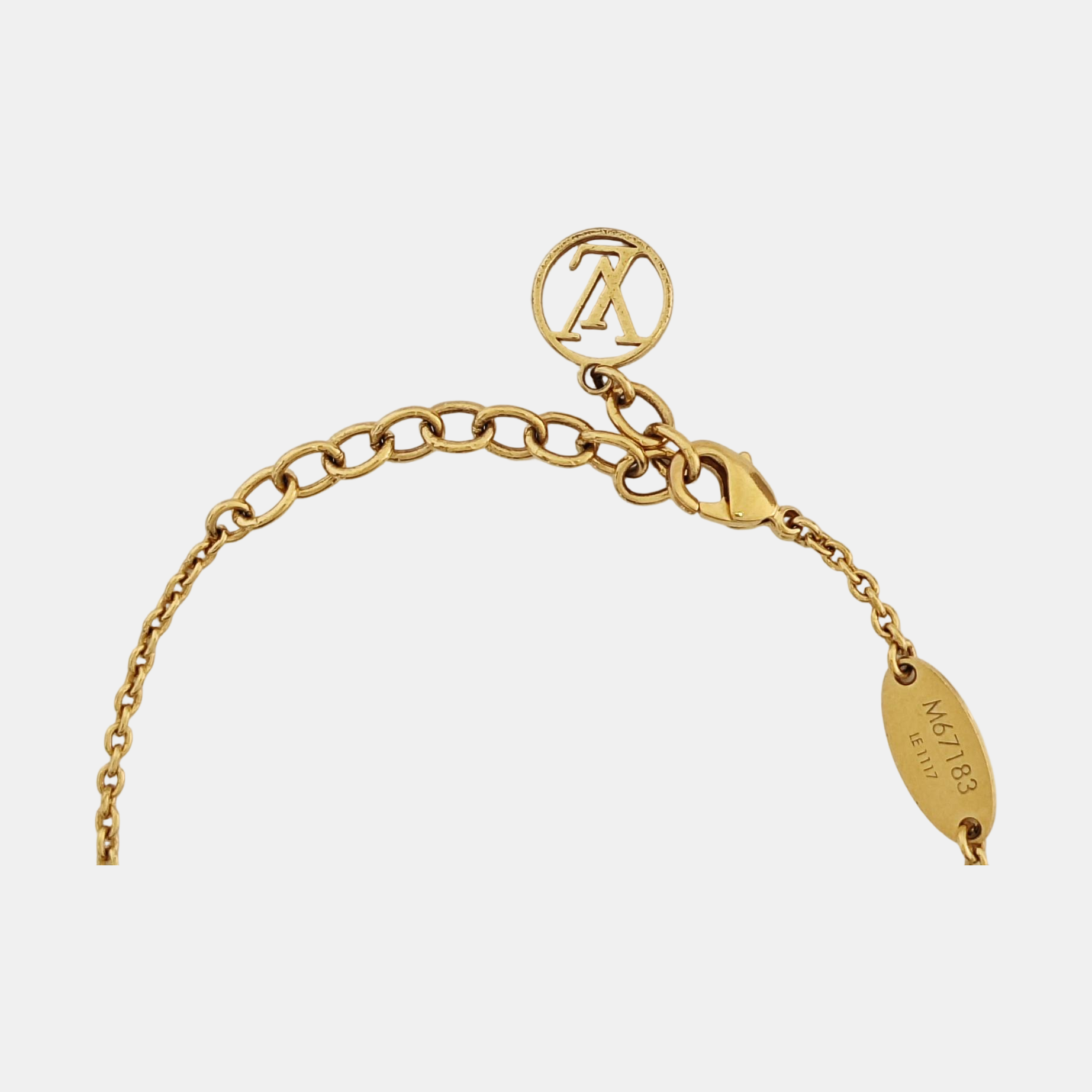 LV &amp; ME Metal Gold Bracelet