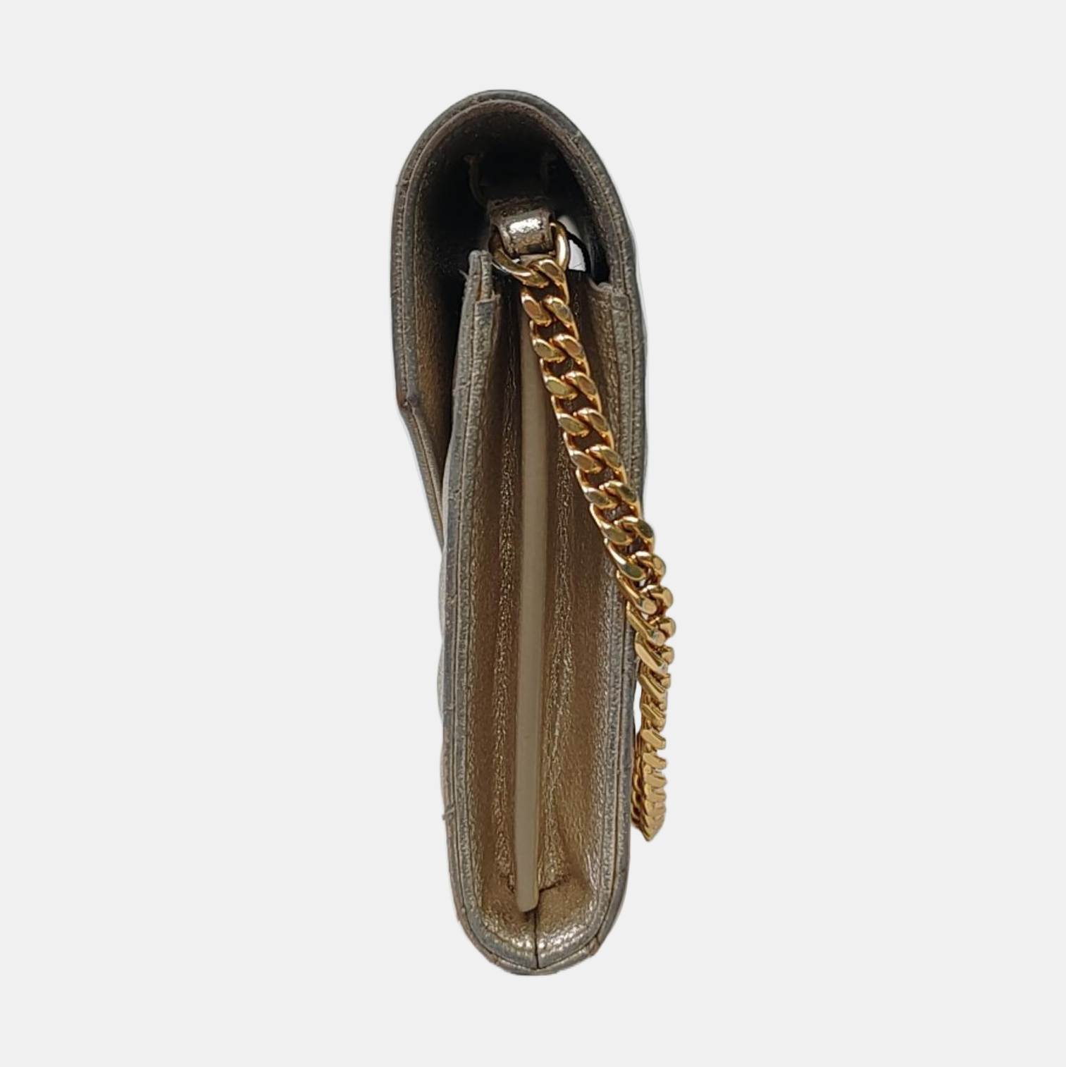 MONOGRAM Medium Chevron Calfskin Beige