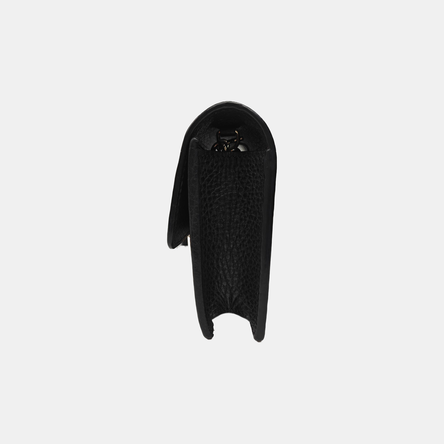 Interlocking G Small Calfskin Black