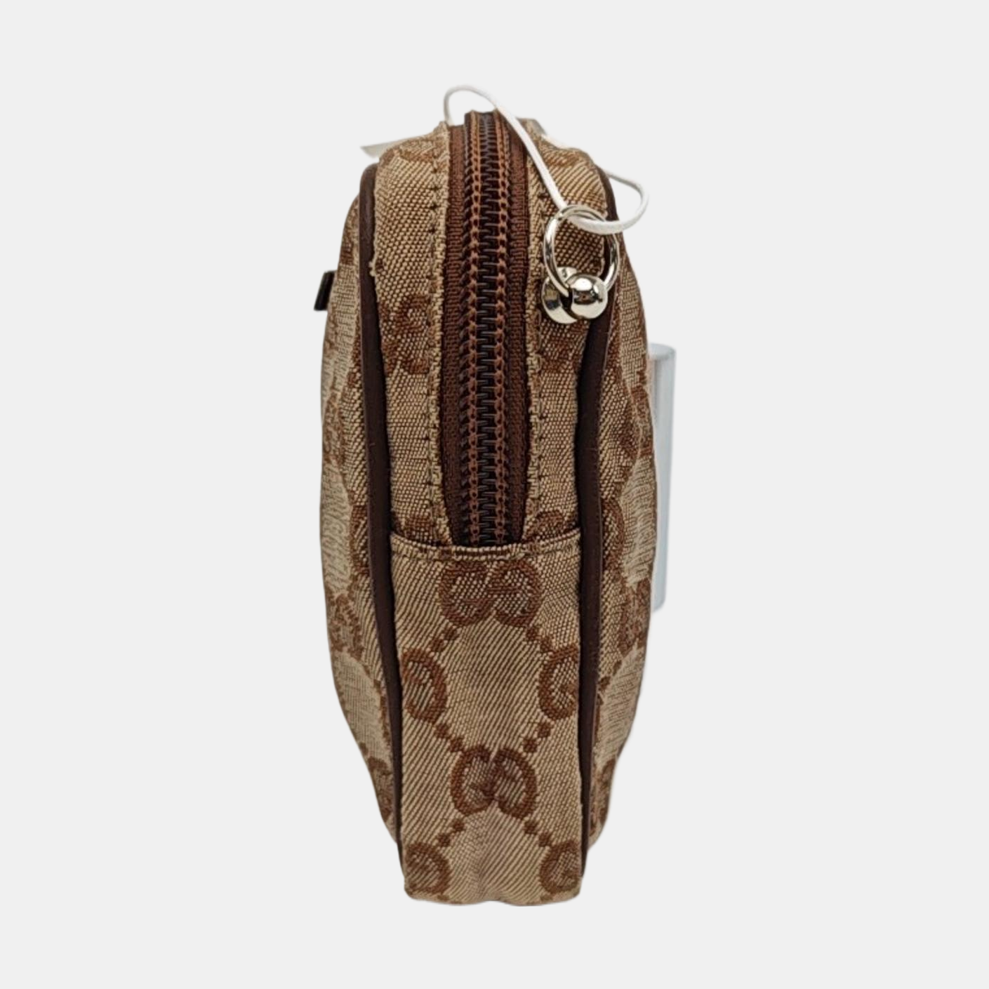 Monogram Canvas Clutch Beige