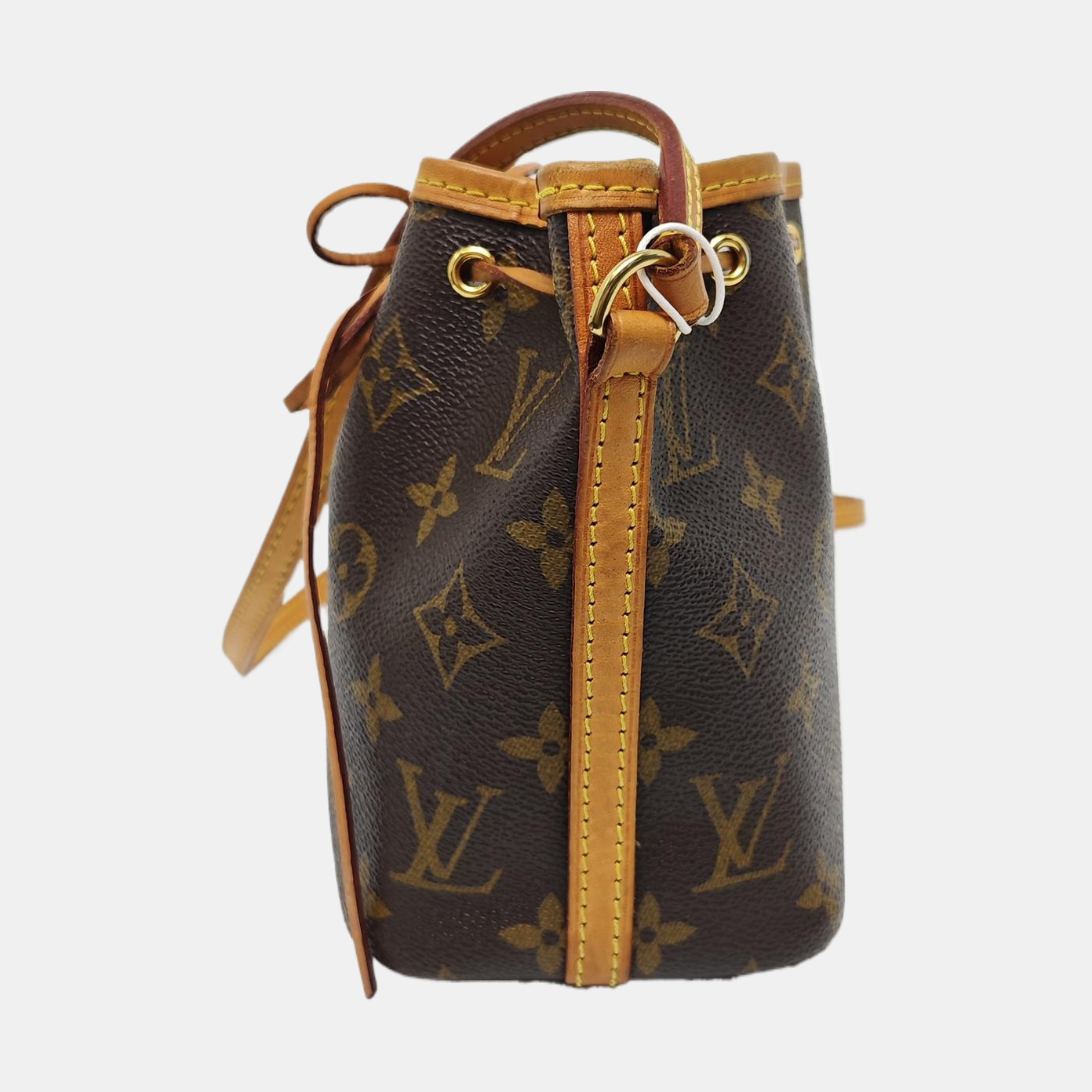 NÉONOÉ Nano Monogram Coated Canvas Brown
