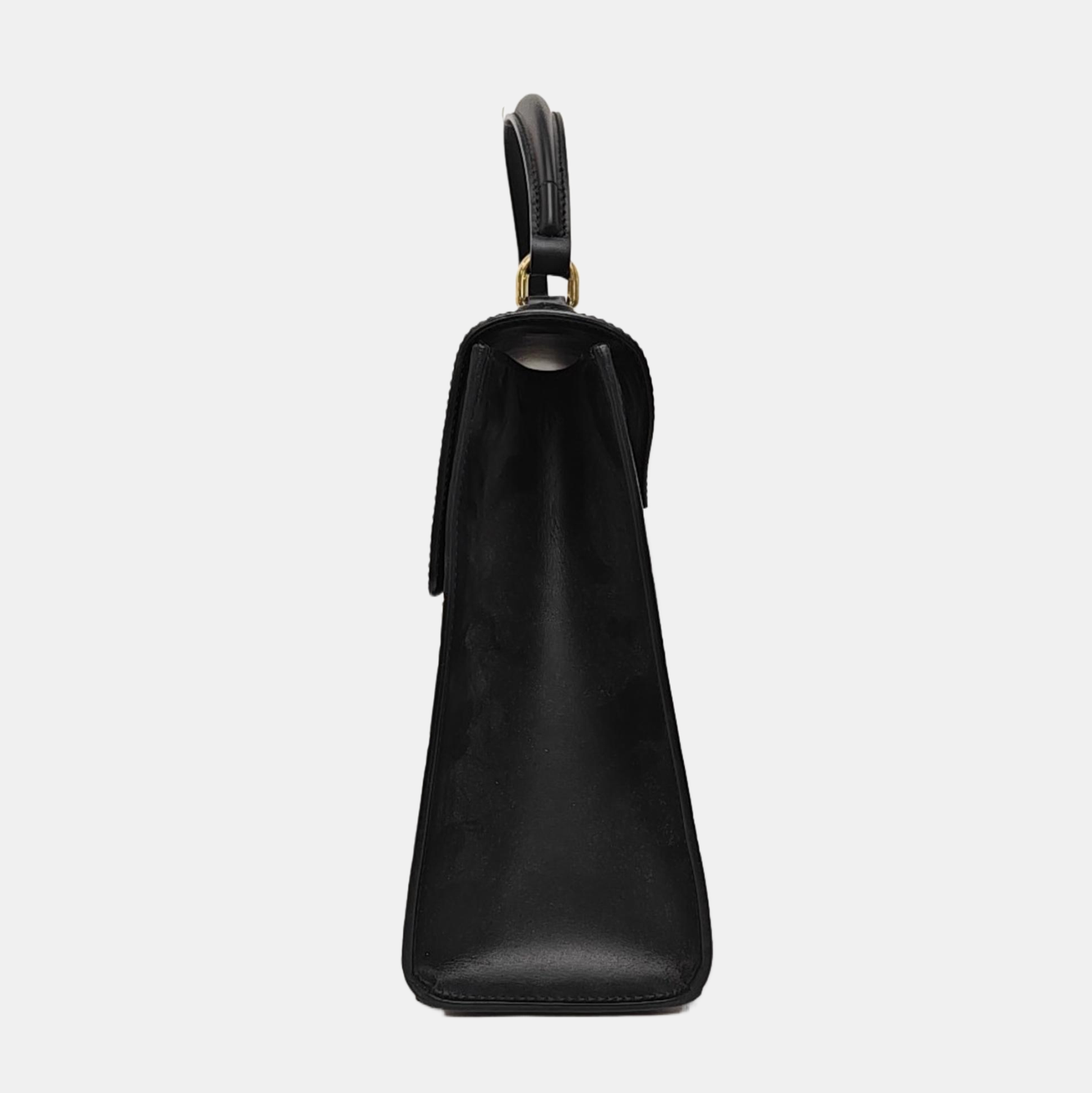 Padlock Medium Monogram Calfskin Black