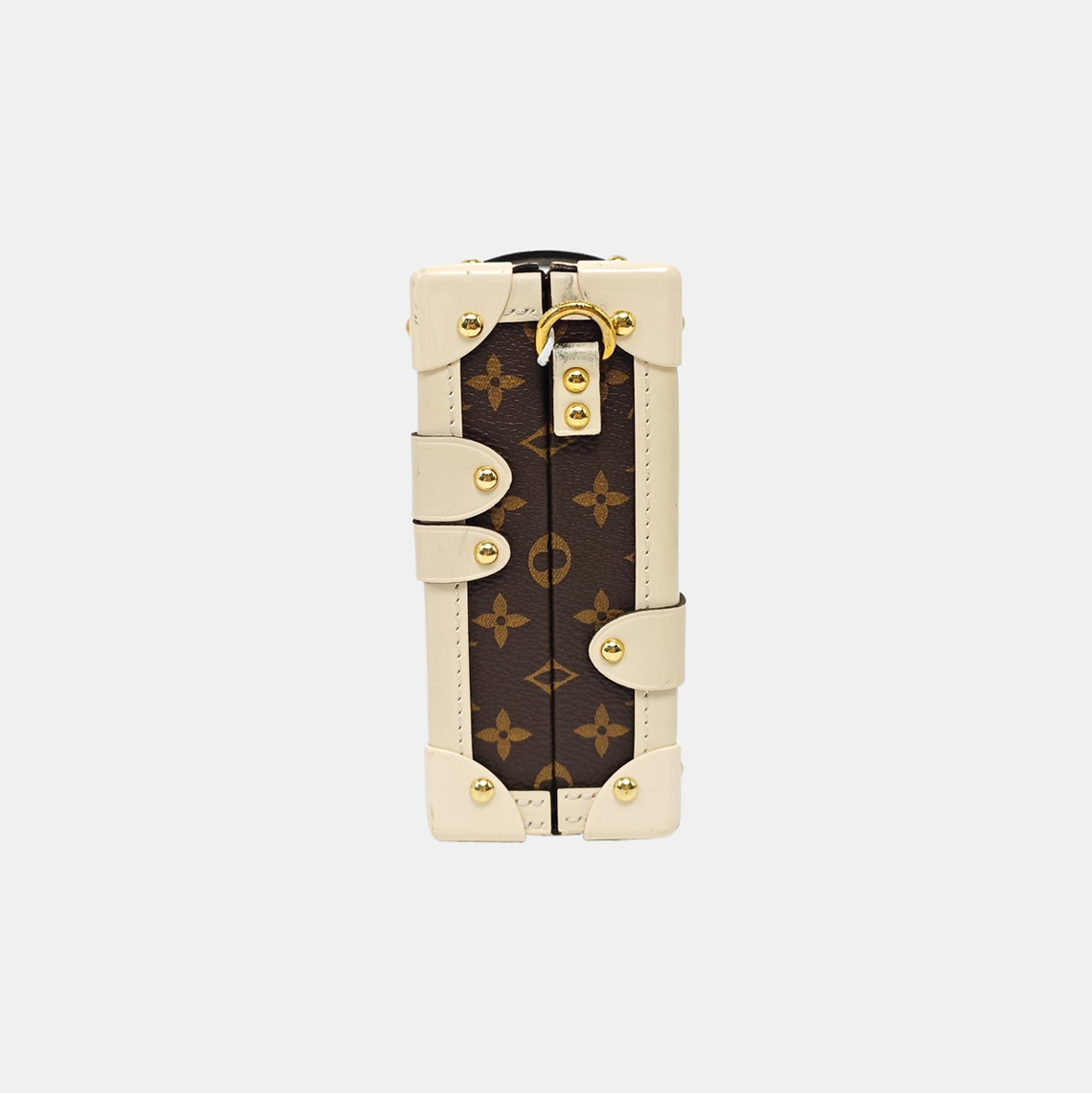 PETITE MALLE Monogram Coated Canvas Brown