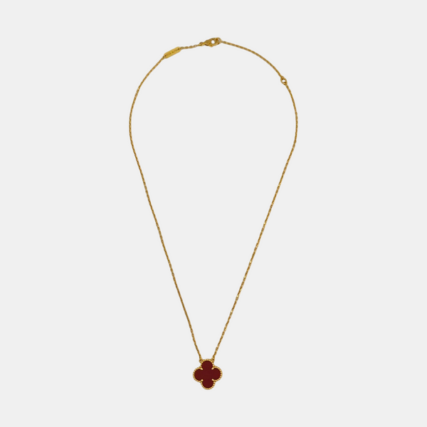 Vintage Alhambra 18k Gold Necklace