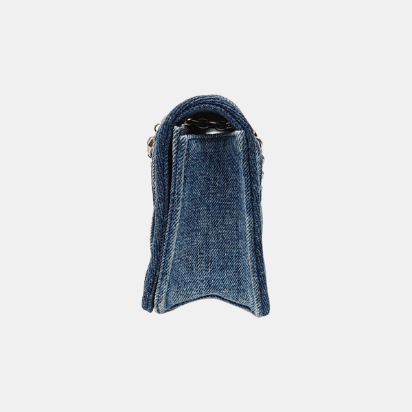 Matelassé Mini Denim Blue