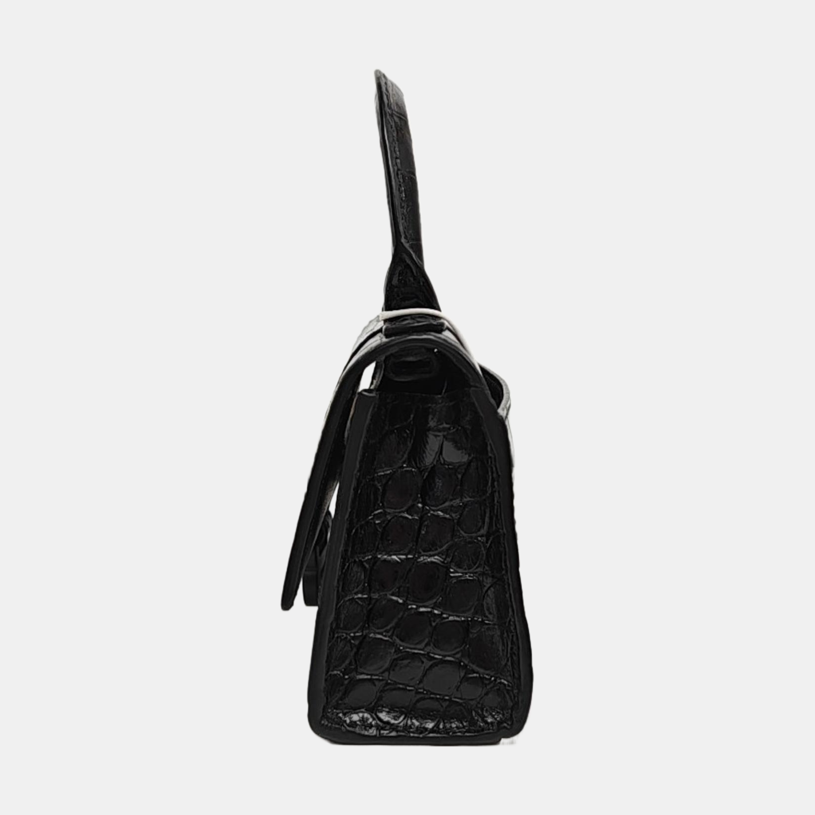 Hourglass Mini Calfskin Black