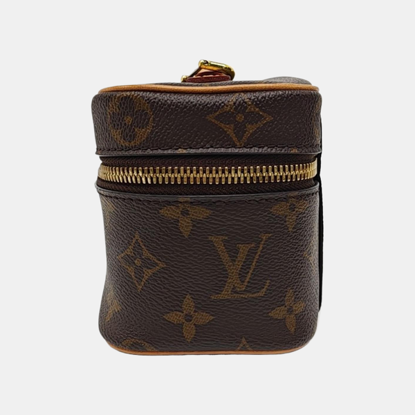 NICE Super Mini Monogram Coated Canvas Brown