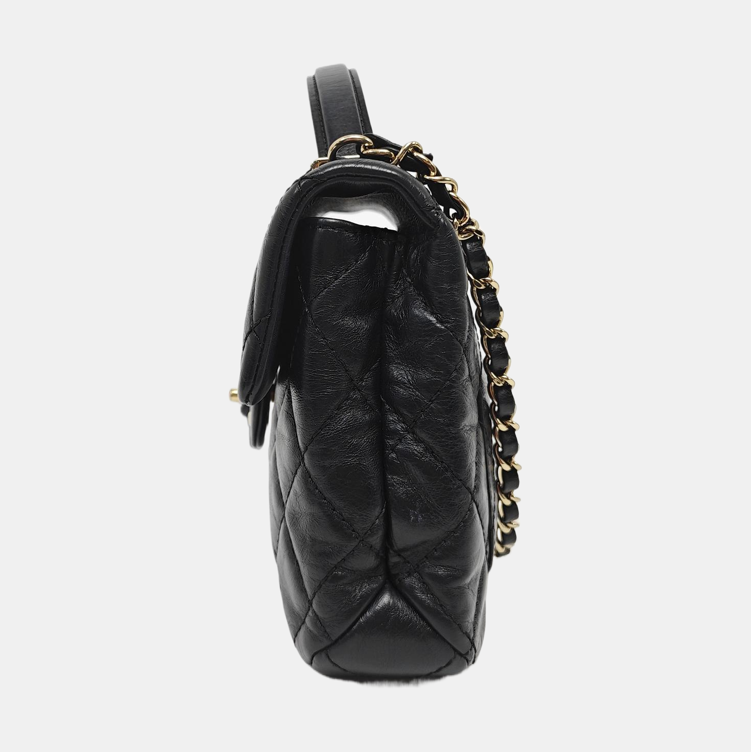 TRENDY CC Quilted Calfskin Black