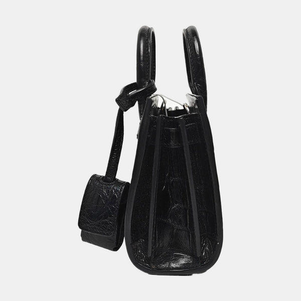 Authenticated pre-owned  SAC DE JOUR Calfskin Black - Tote Bag at Looply