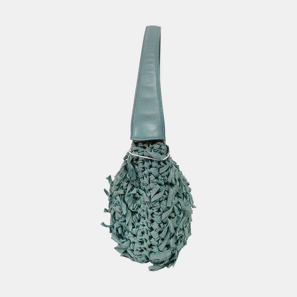 Clasp Hobo Canvas Green