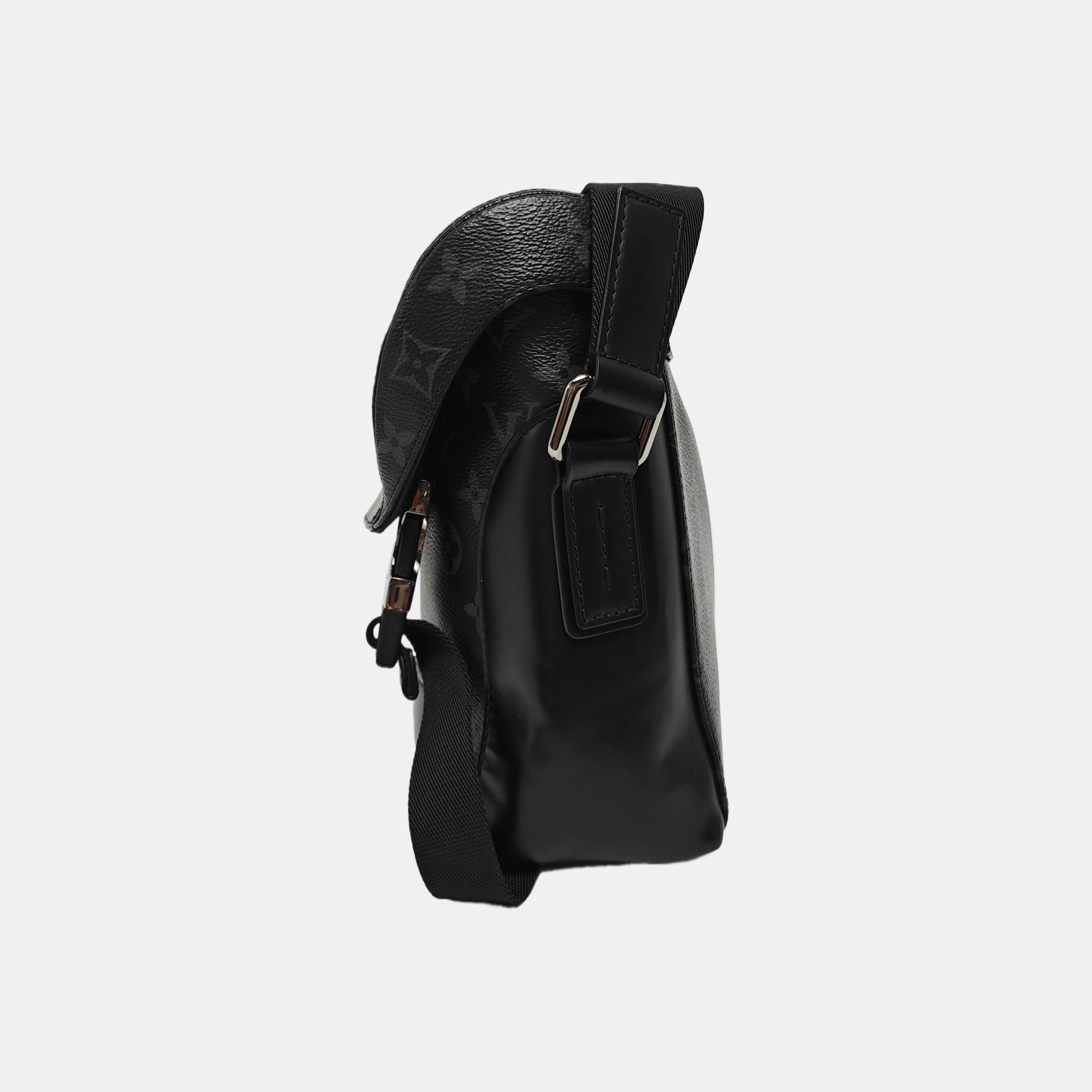 VOYAGER PM Monogram Coated Canvas Black