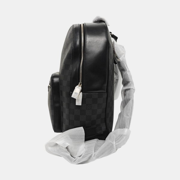 JOSH Damier Graphite Coated Canvas Gray