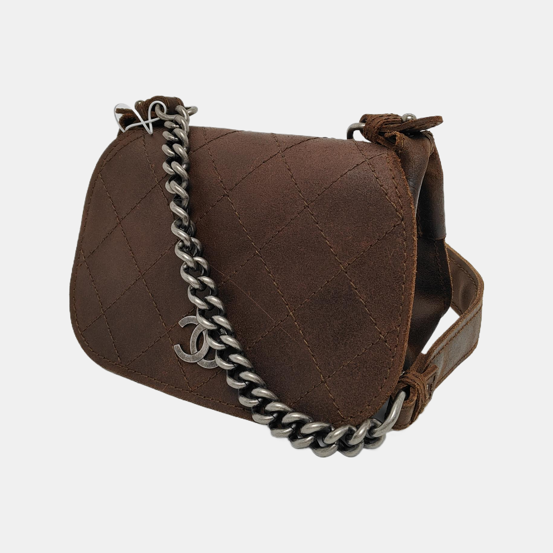 Quilted Calfskin Brown