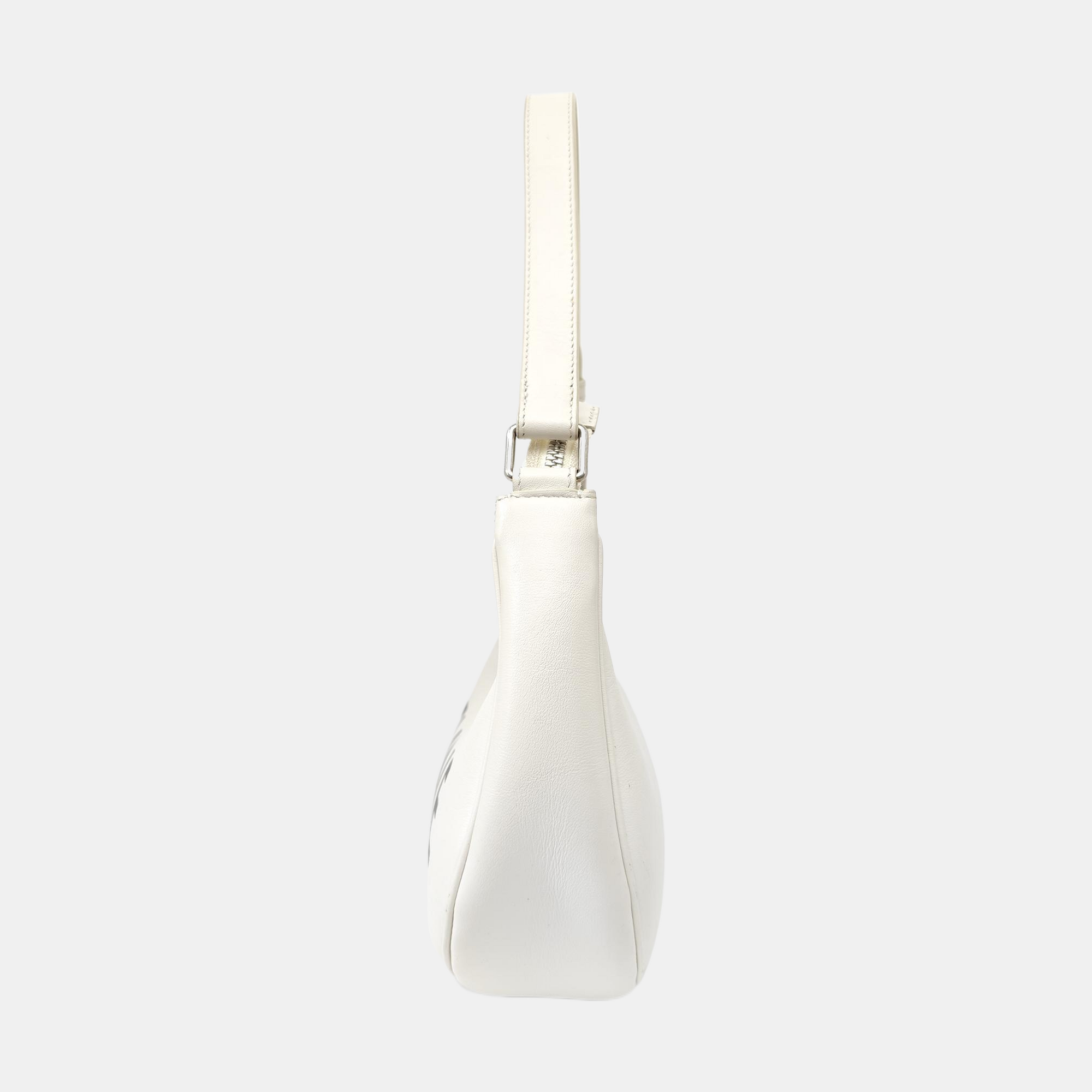 AVA Medium Calfskin White