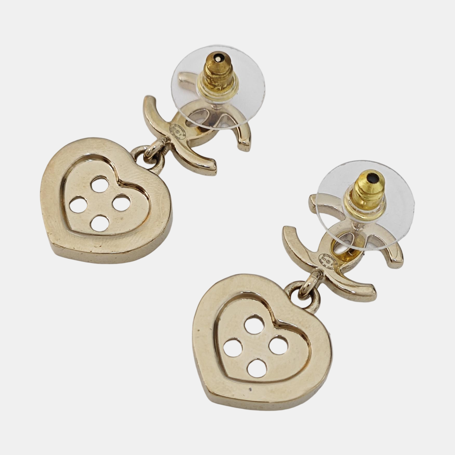 Metal Gold Stud Earrings