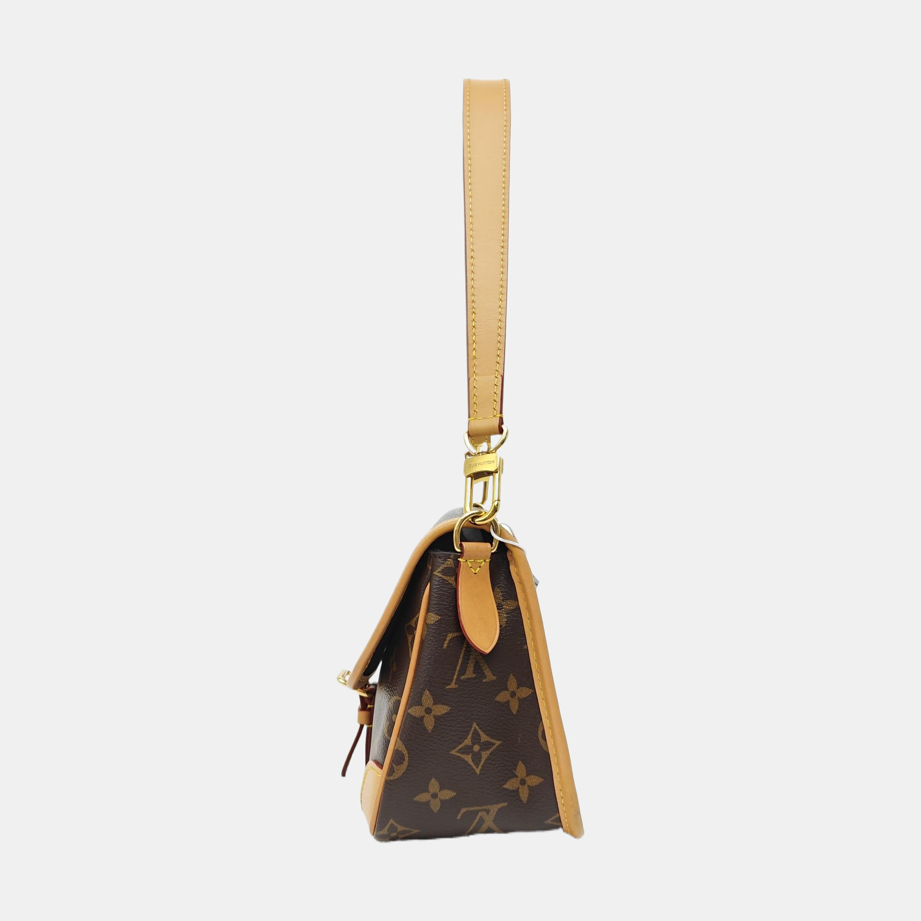 DIANE Monogram Coated Canvas Brown